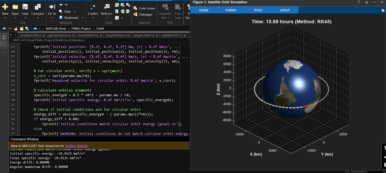 Satellite Orbit Simulation Toolkit